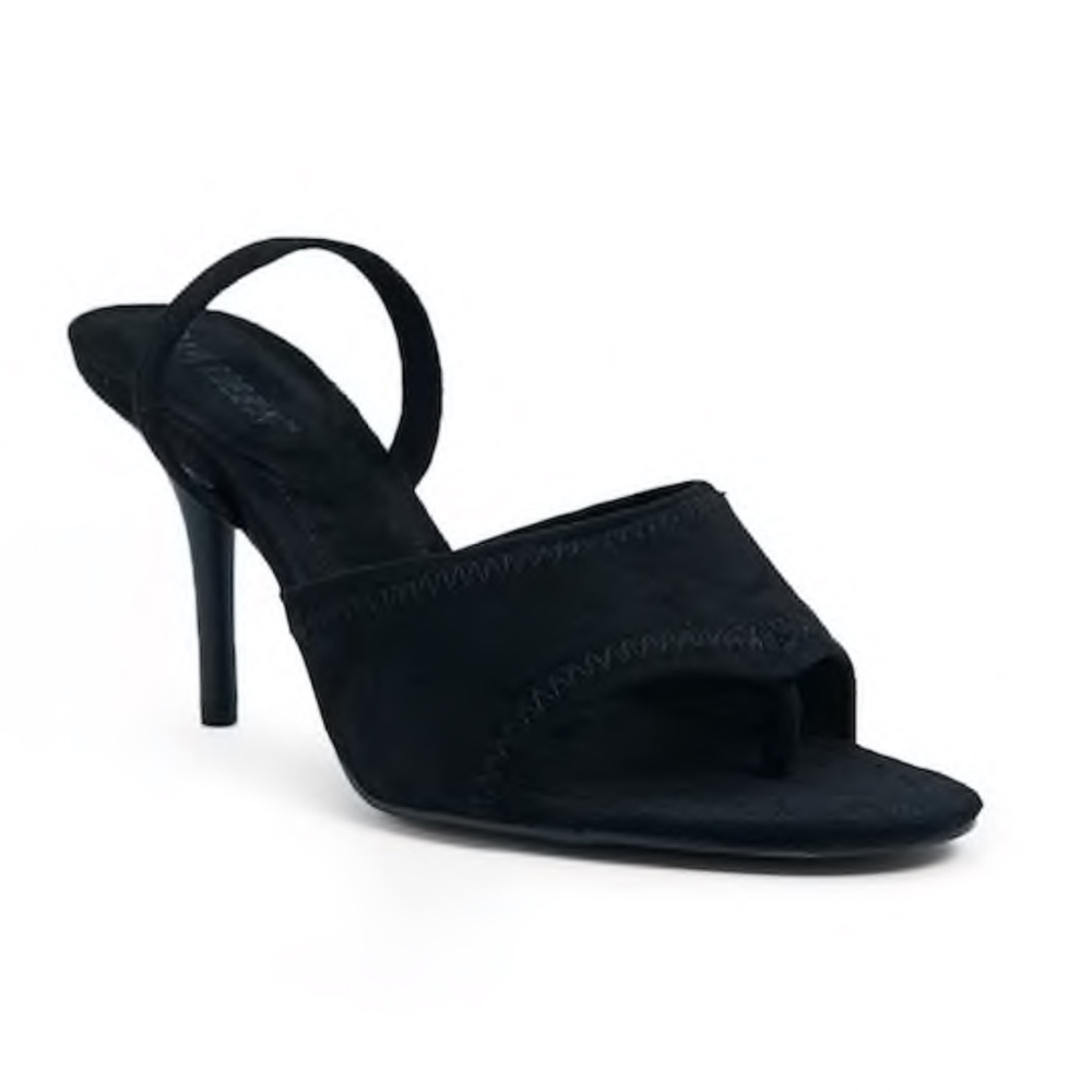Faux Suede Heels